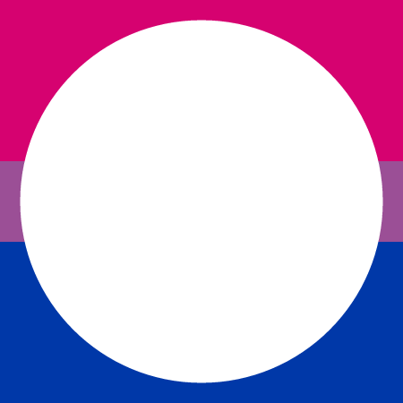 Bisexual Pride Round Frame (Color Accurate)