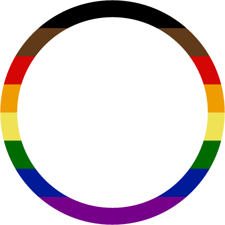 Progress Pride Border (Black/Brown Inclusive)
