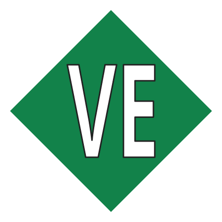VE Vegan/Vegetarian Diamond (Green)