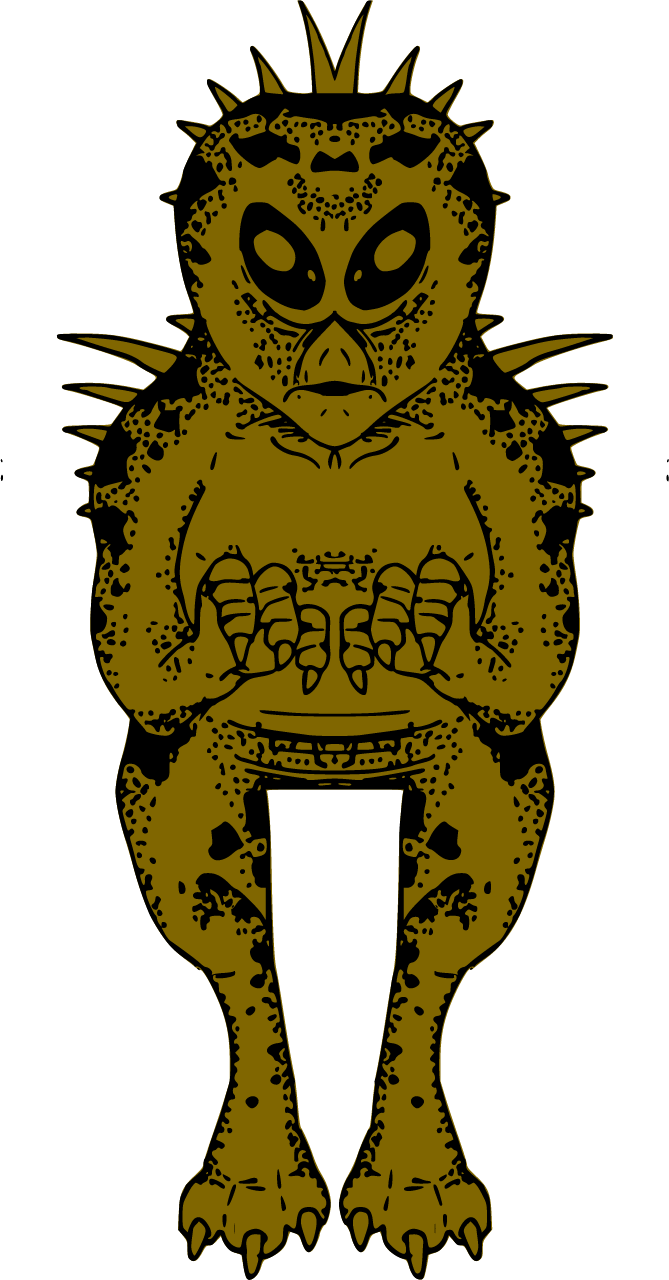 Chupacabra Forward – Creature Facing Viewer