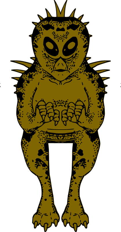 Chupacabra Forward – Creature Facing Viewer