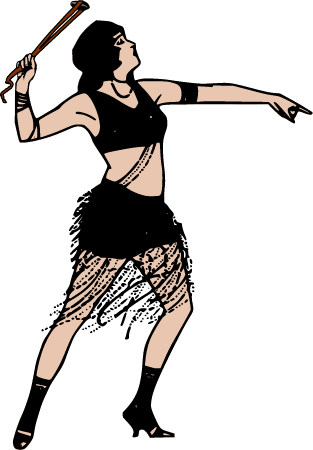 Odd Lady with Sling – Stylized Weapon Use