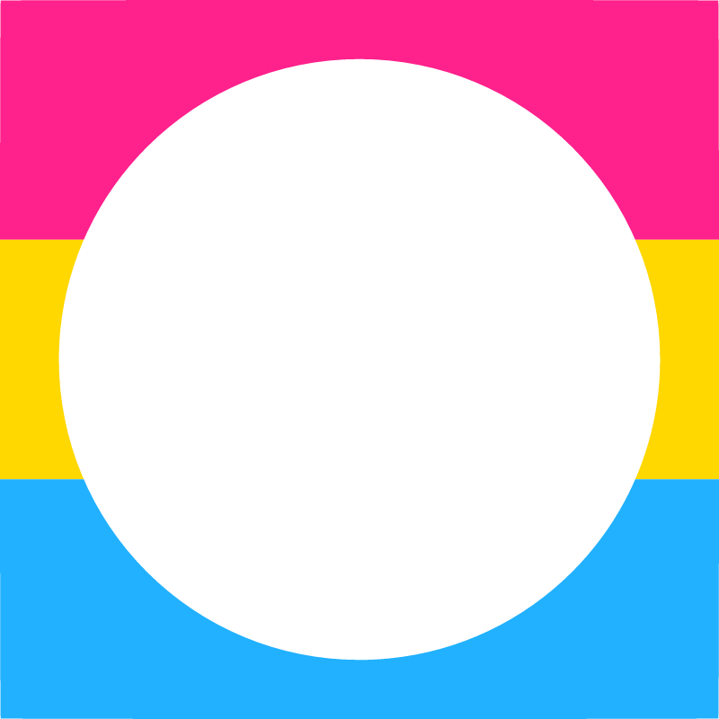 Pansexual Pride Square Profile Frame