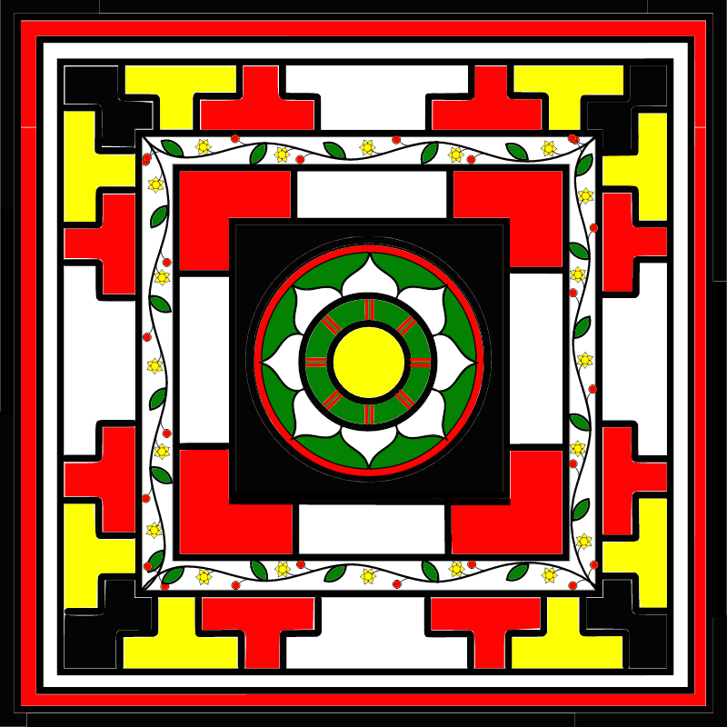 Sarvatobhadra Mandala (Auspicious Puja Symbol)