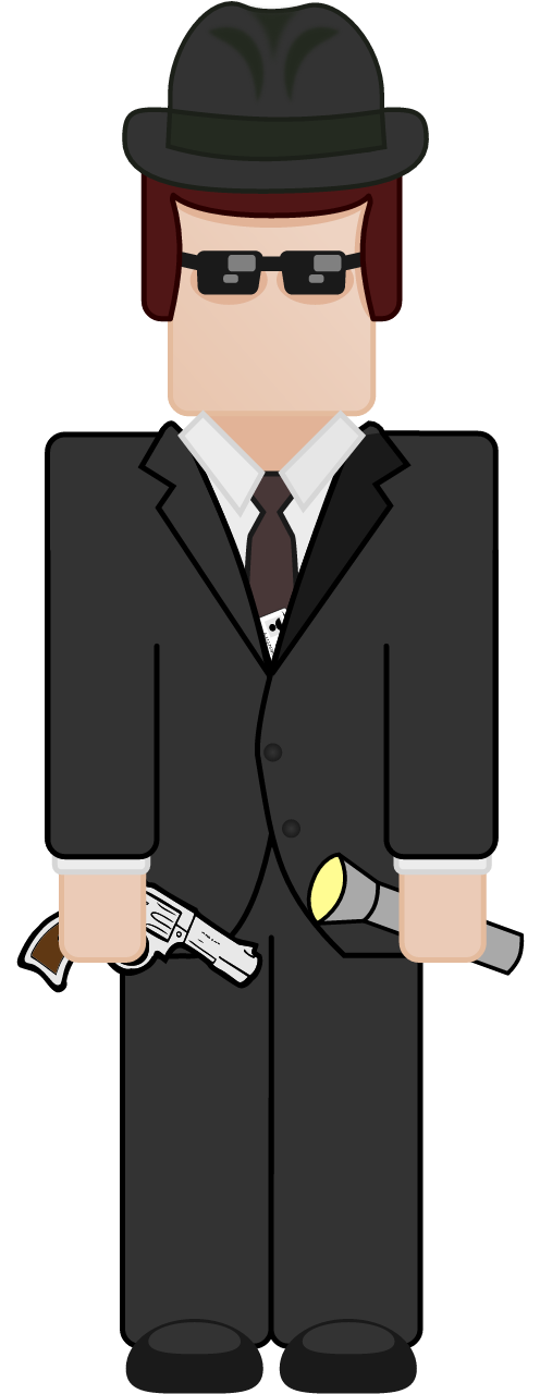 Man in Black Silhouette