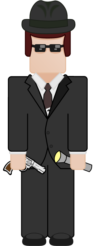 Man in Black Silhouette