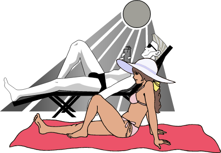Sunbathing Couple – Together by Design