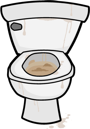 Filthy Toilet - Dirty Fixture