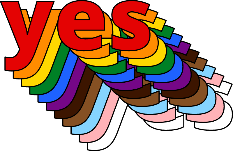 Yes Repeated Word Shadowed