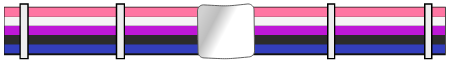 Genderfluid Pride Belt