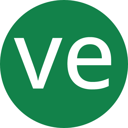 Ve Vegan Food Symbol (Lowercase, Green Circle)