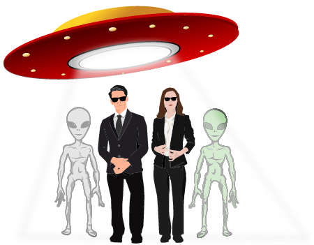Close Encounter – Illustration Scene