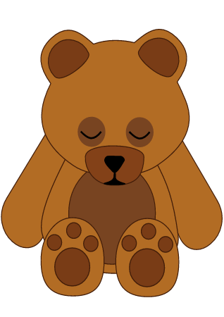 Sleeping Teddy Bear