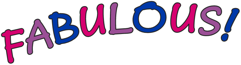 Fabulous! in Bisexual Pride Colors