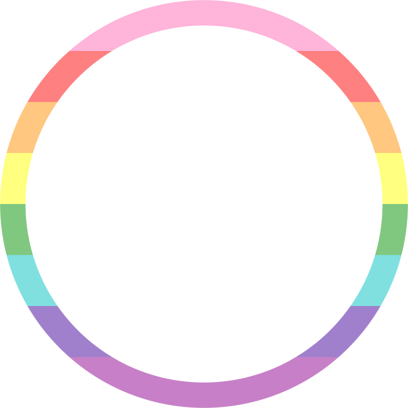LGBT Pride Flag 50% Filter (Square)