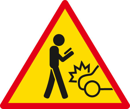 Ignore the Phone Warning Sign