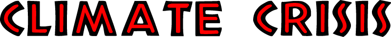 Climate Crisis Wordart (Jurassic Style)