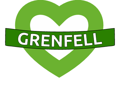 Green for Grenfell Heart Logo