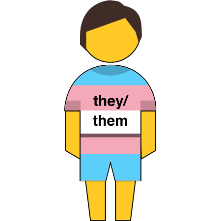 Transgender Child Emoji (They/Them)