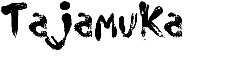 Tajamuka Protest Wordart (Zimbabwe, Black)