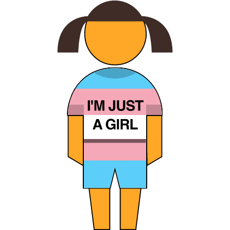 I'm Just a Girl Trans Emoji
