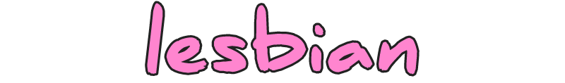 Lesbian Word in Pink Text