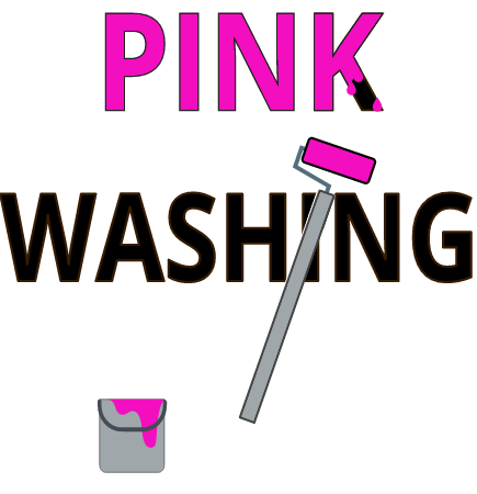 Pinkwashing in Progress Protest Poster