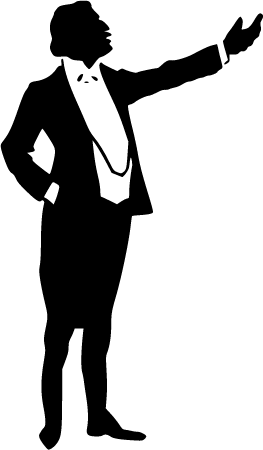 Dramatic Man Silhouette (Freeware Silhous Font)