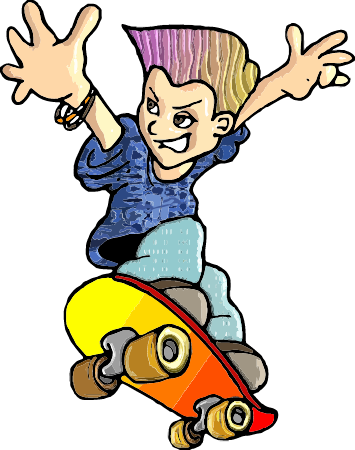Boy Skateboarder