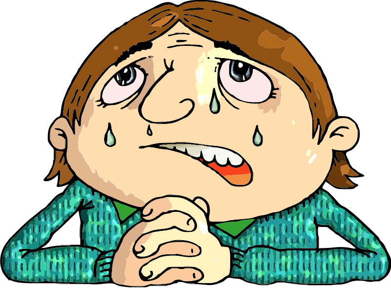 Man Crying Out in Prayer