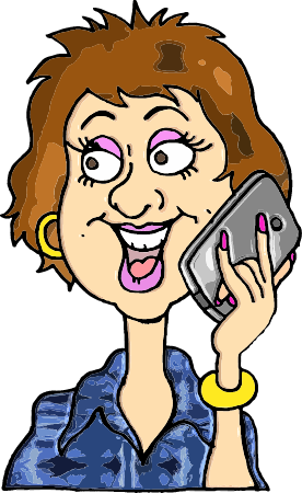 Woman Talking on Phone