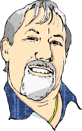 Caricature Man Face