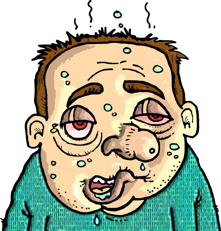 Flu Face - Sick Person
