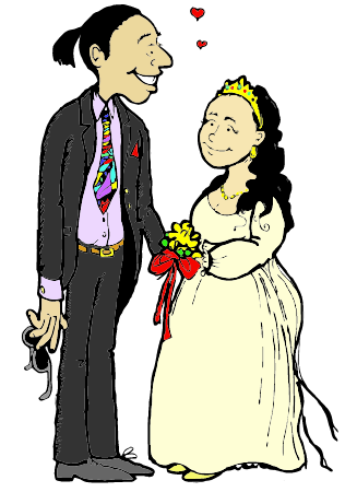 Maori Couple Wedding