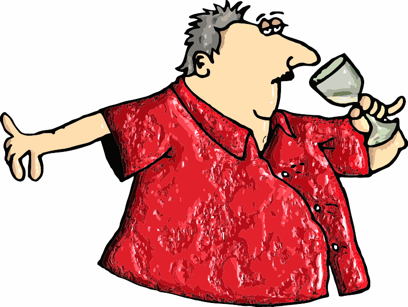 Man Tasting Wine