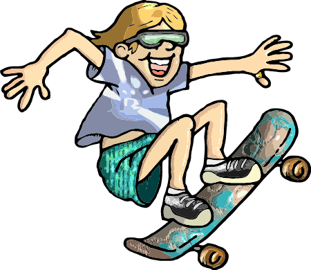 Boy Skateboarder