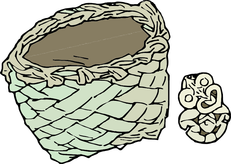 Maori Flax Bag & Bone Tiki
