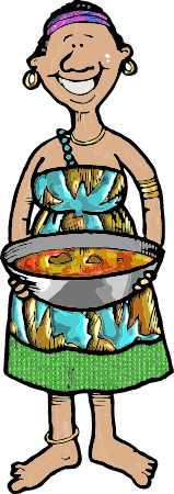 African Cook (Lady with Bowl)