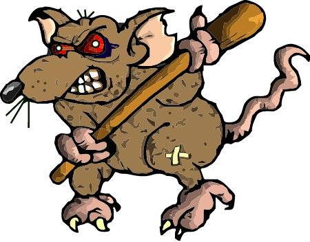Dirty Rotten Rat Cartoon