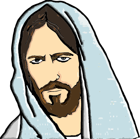 Serious Jesus Portrait