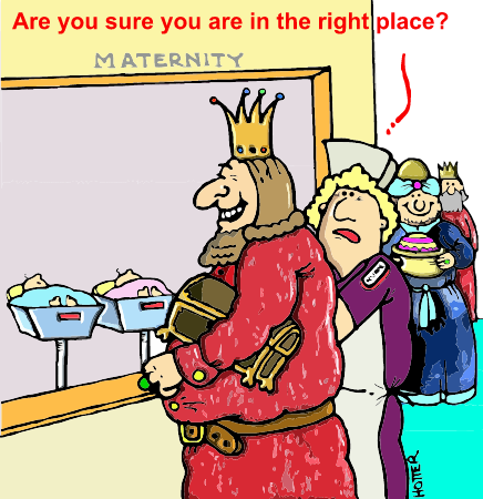 3 Wise Men Lost in Maternity