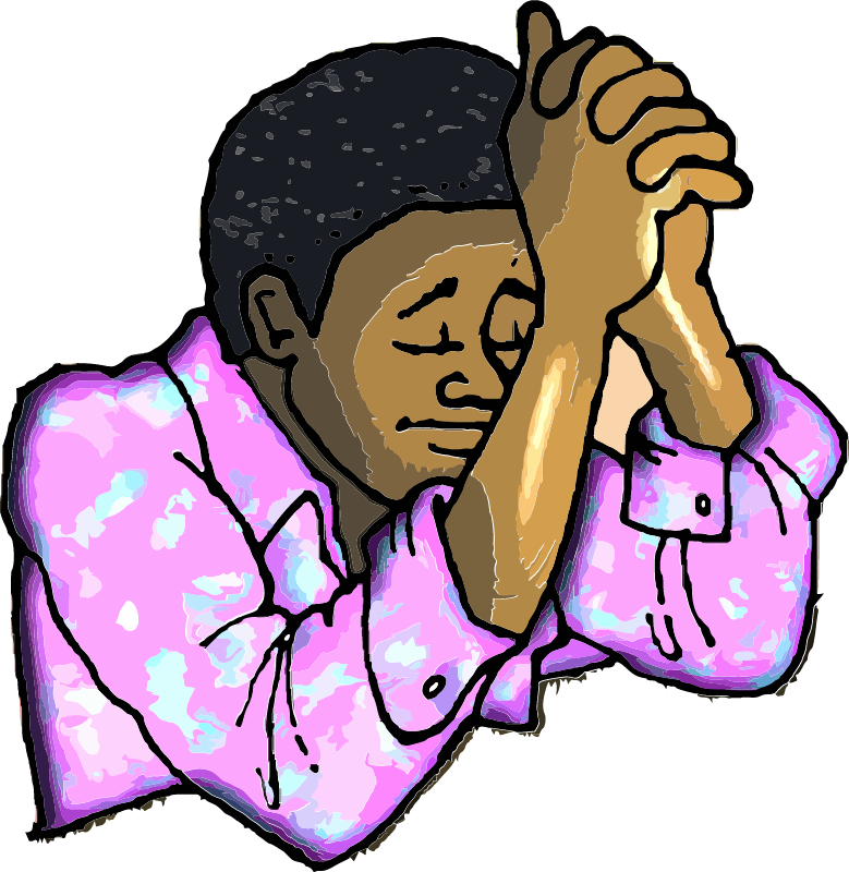 African Man Praying