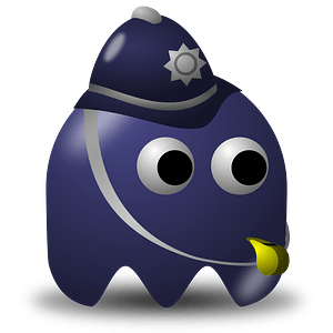 Game baddie:  policeman