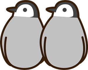 Emperor penguin chicks