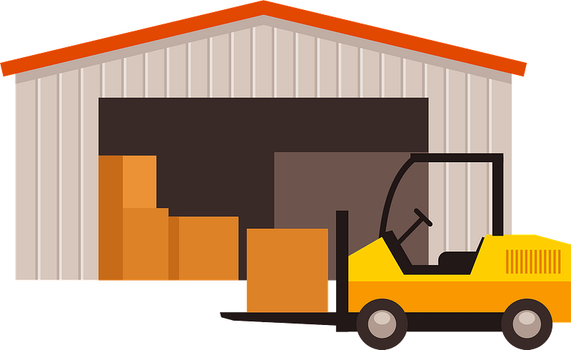 Warehouse forklift