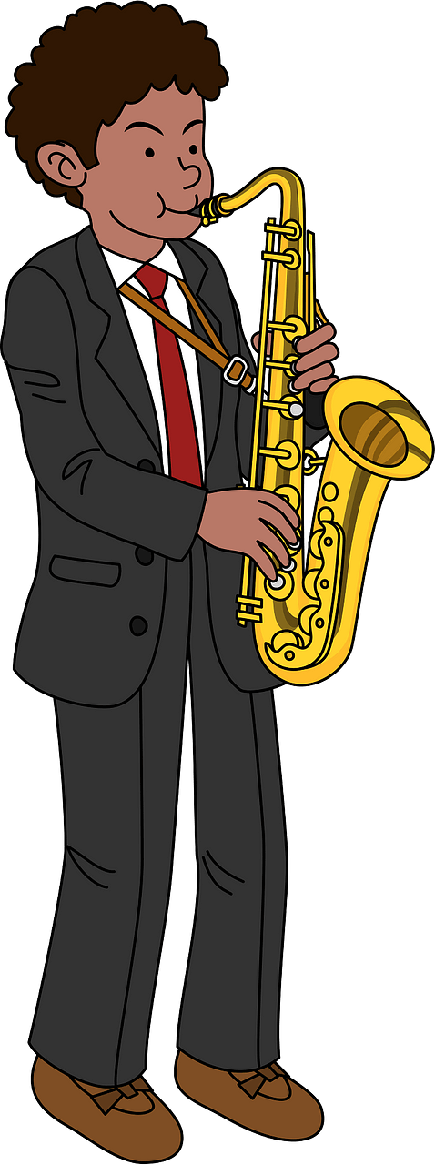 Saxophonist man