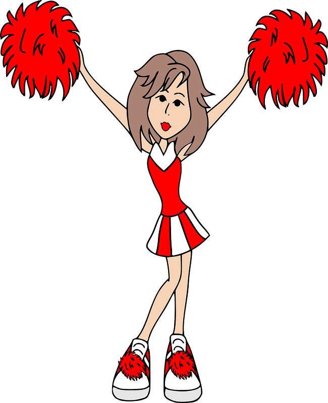 Funny cheerleader
