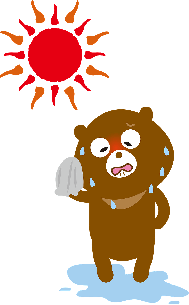 Bear is Hot and Sweaty