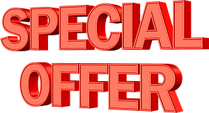 Special offer lettering