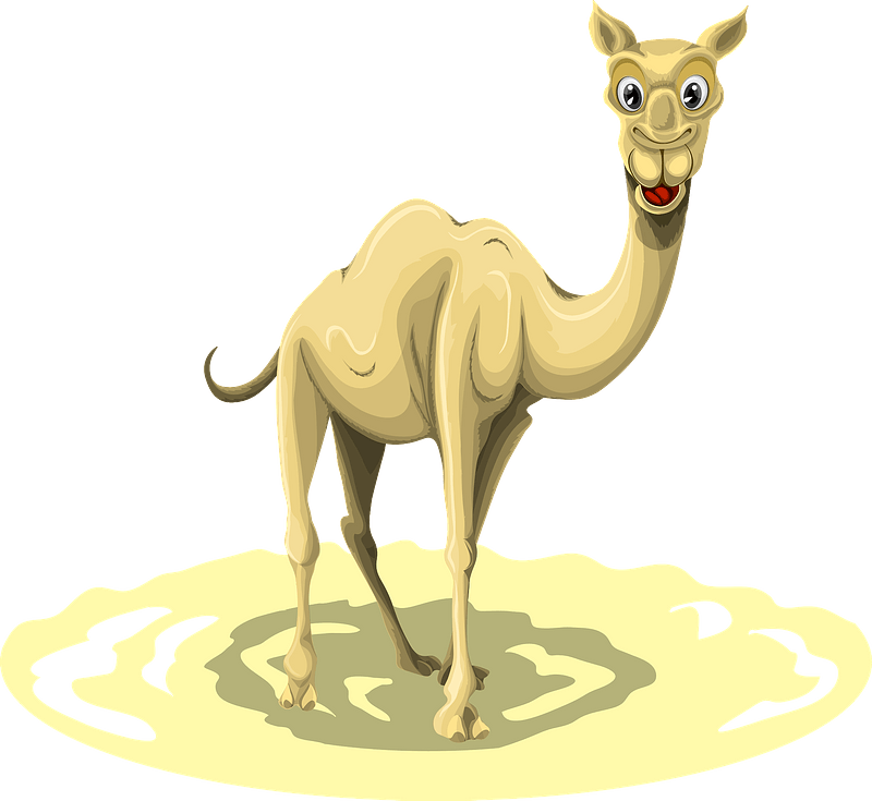 Camel - Free vector clipart images on creazilla.com